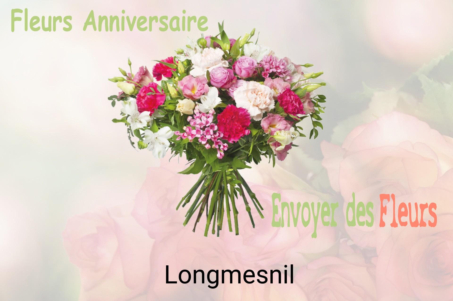 Bouquet de fleurs d’anniversaire livré à Longmesnil